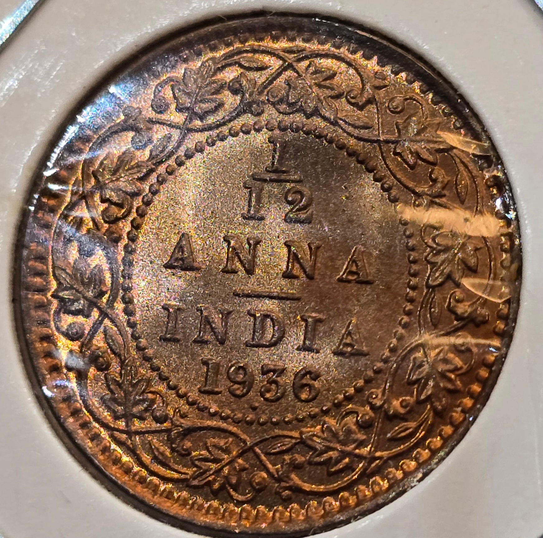1936(B) 1/12 Anna Gem UNC