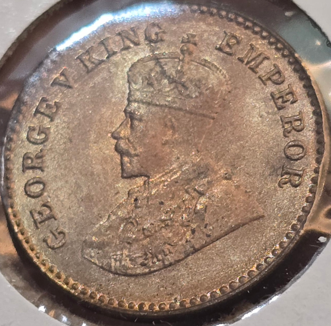 1923(B) 1/12 anna gem unc