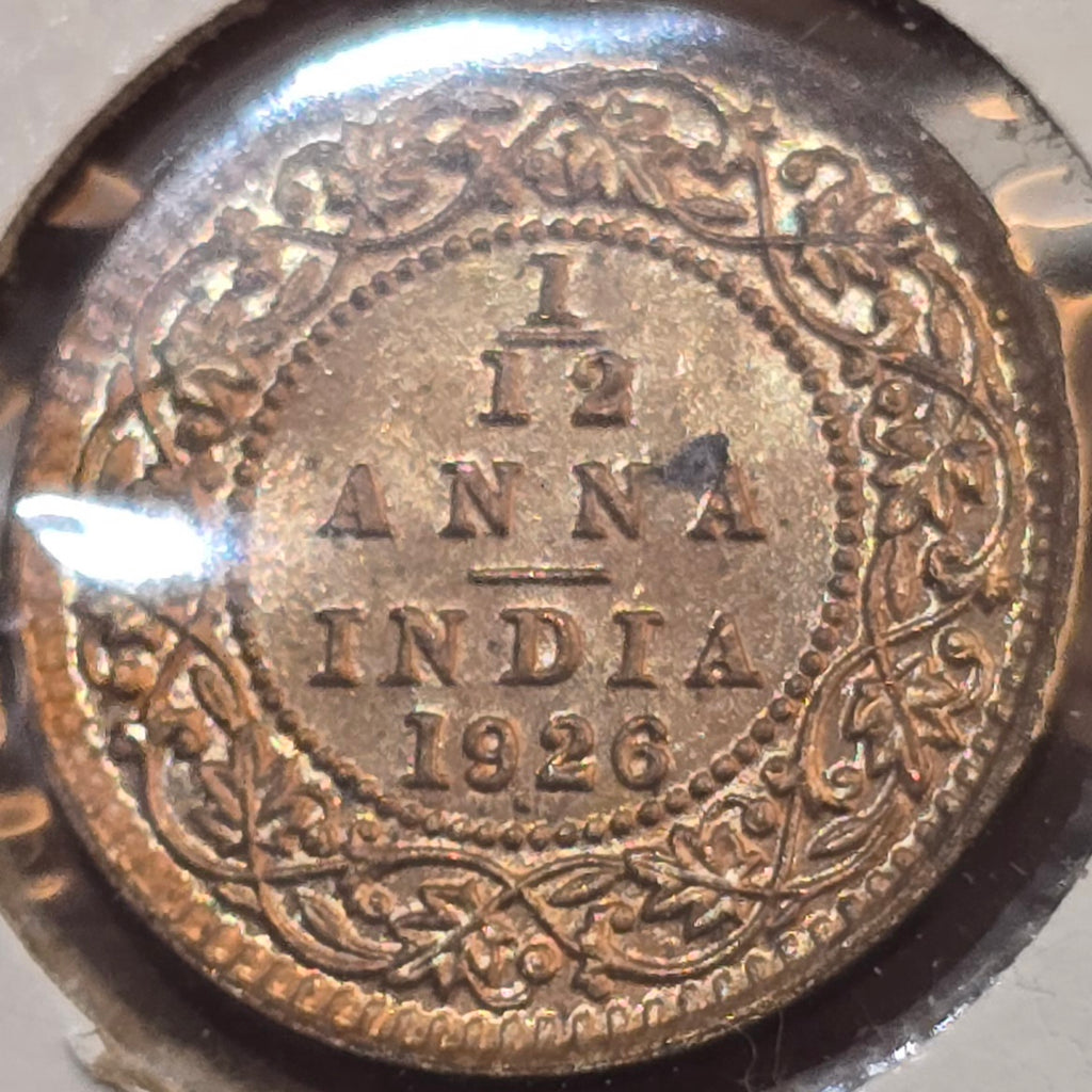 1926(B) 1/12 anna gem UNC
