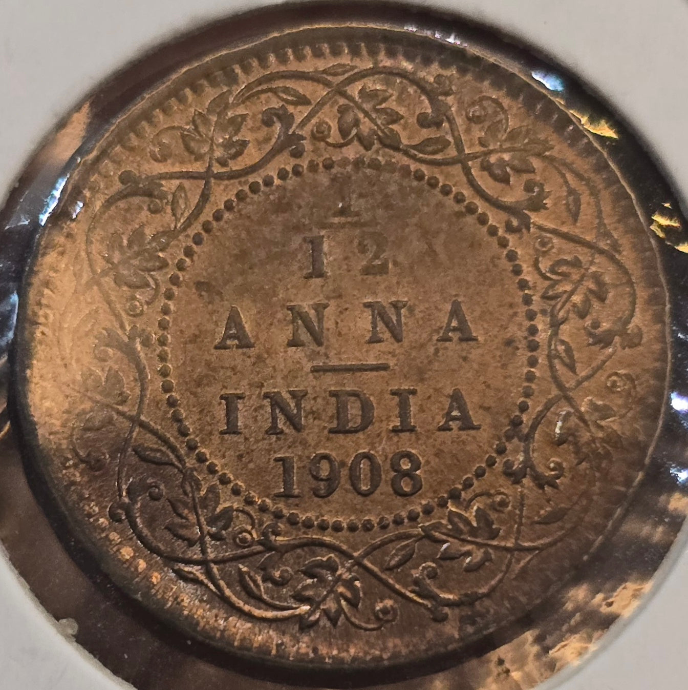 1908(C) 1/12 anna gem UNC